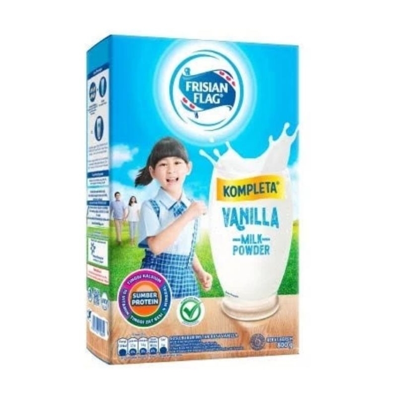 

Susu Frisian Flag Kompleta Rasa Vanila / Cokelat 800 gr