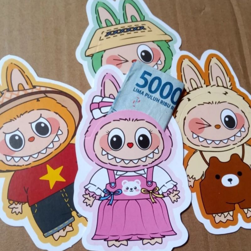 

Isi 7pcs Amplop Lebaran 3D Labubu Siap Pakai Model Terbaru Unik Lucu Viral Idul Fitri 2025