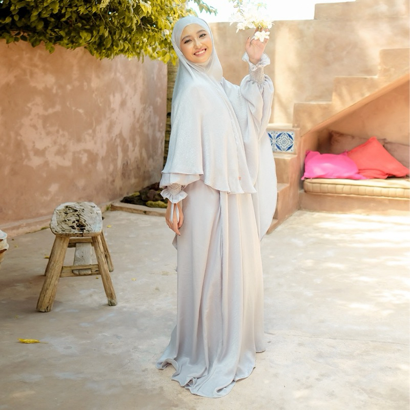 preloved gamis syari umroh