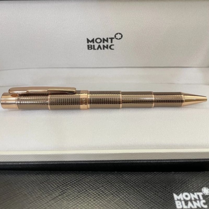 

Pulpen Bisnis Mewah Monbl@nk Golden Brush Lengkap Dengan Box Premium Dan Book Guide Service