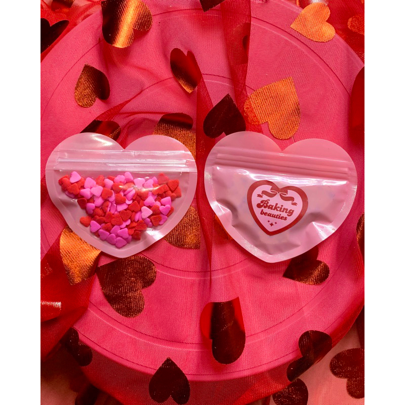 

mini red and pink heart sprinkles ❤️
