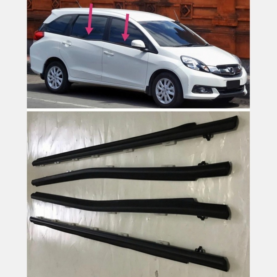 karet pelipit kaca luar honda mobilio BRV