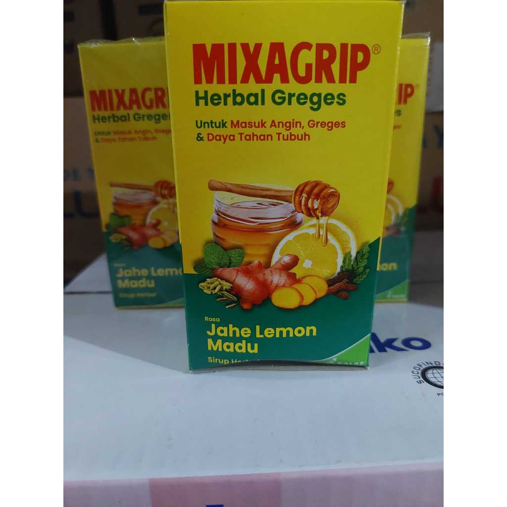 

mixagrip hetrbal greges jahe lemon madu 15ml x 6sachet
