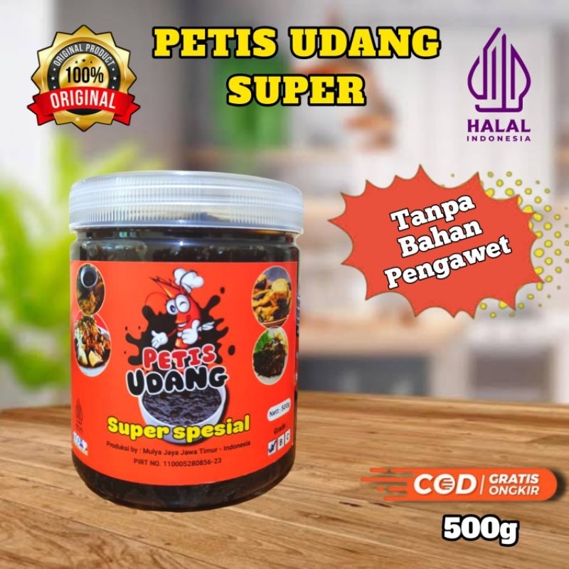 

Petis Udang sidoarjo bahan masakan Super Spesial 500gram