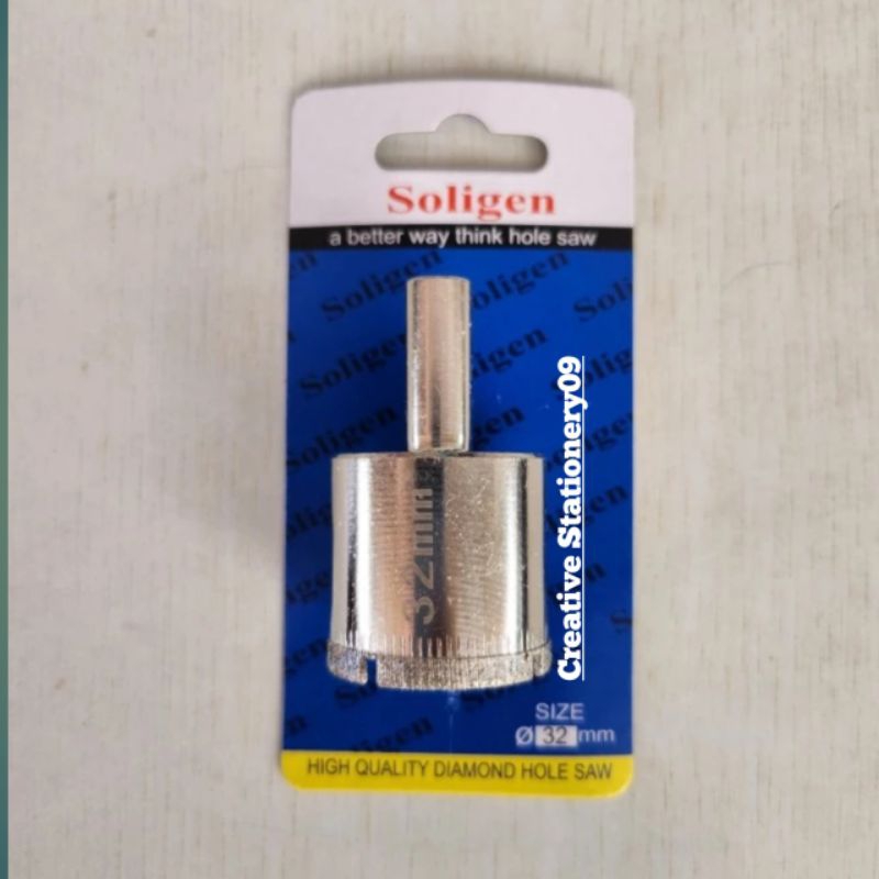 Mata Bor Kaca SOLIGEN 32mm / Mata Bor Kramik Granit 32mm SOLIGEN