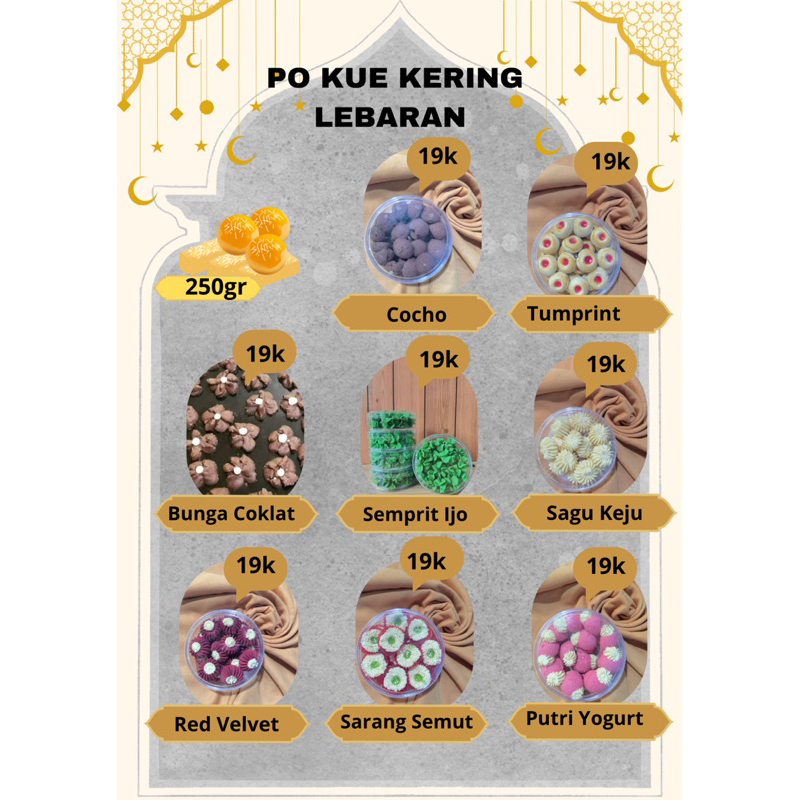 

Kue Kering Lebaran lembut kemasan 250gram