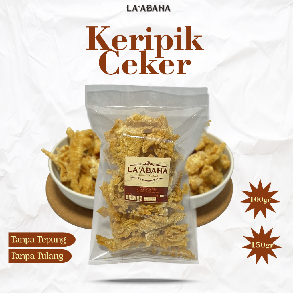 

Keripik Ceker Ayam / Keripik Cakar Crispy Renyah Gurih Enak Halal