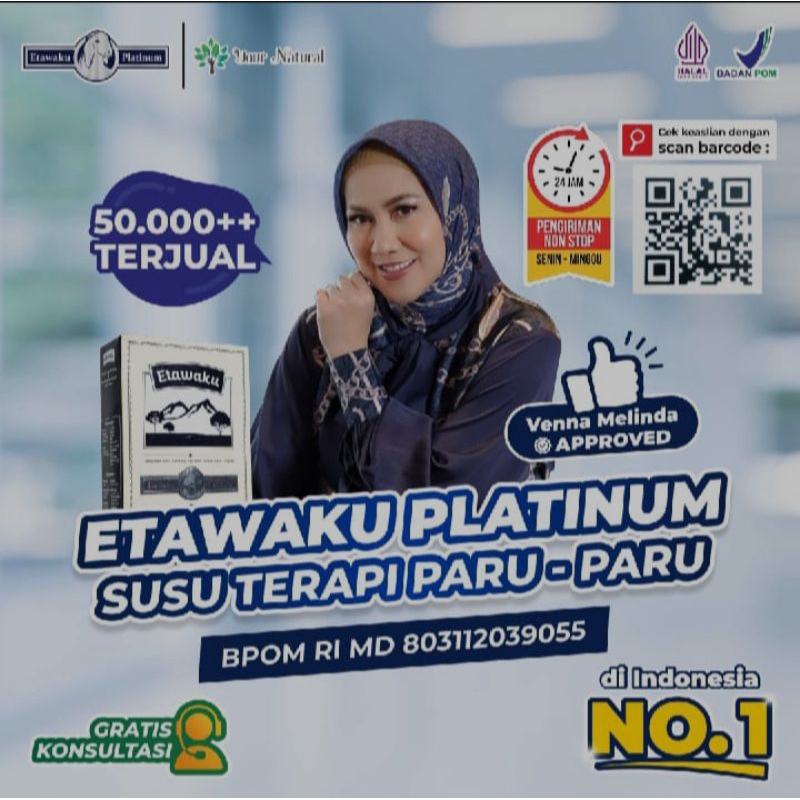 

(promo) etawanew platinum susu kambing etawa pembersih paru paru atasi masalah pernafasan