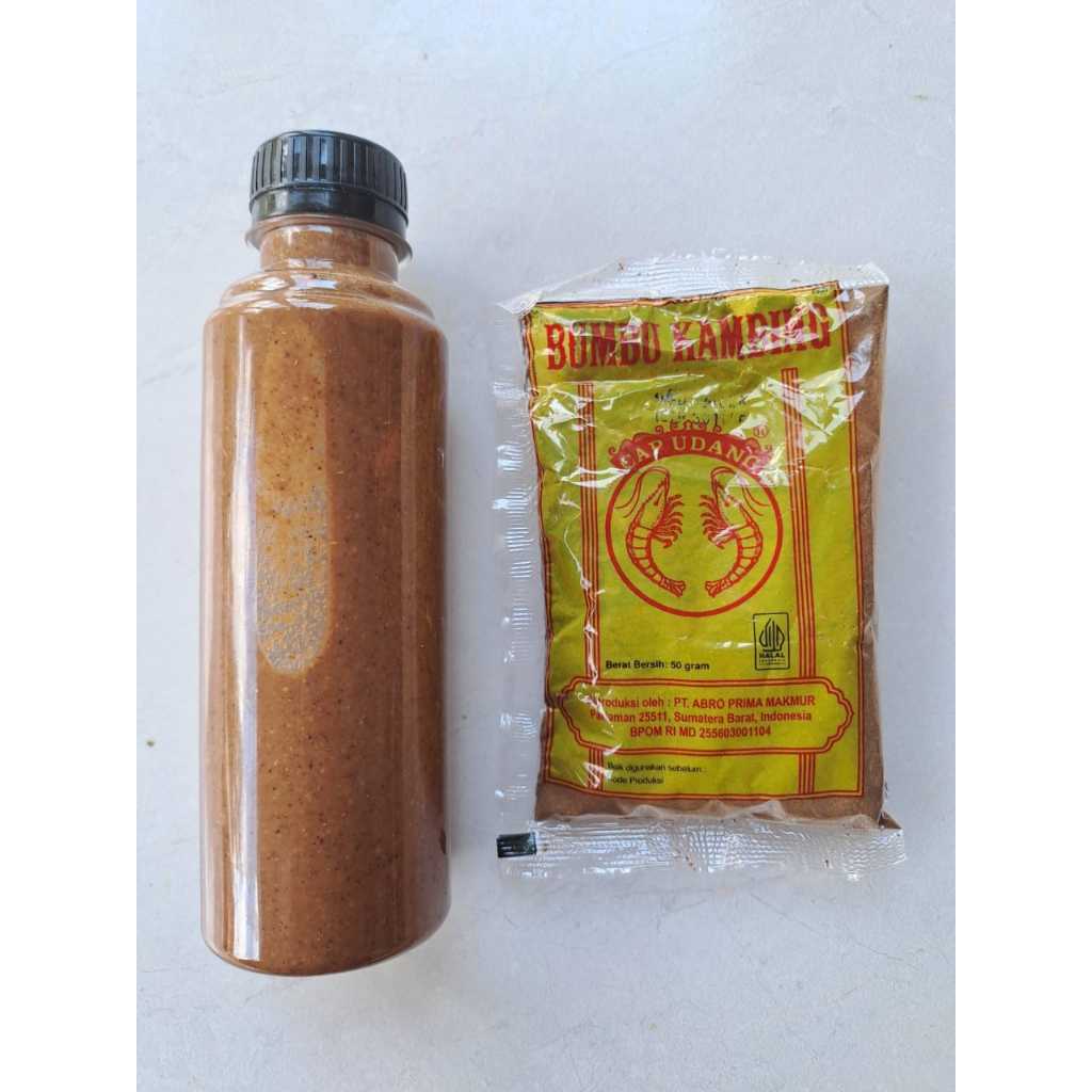 

250 gr kelapa gongseng + 1 bungkus bumbu kambing cap udang