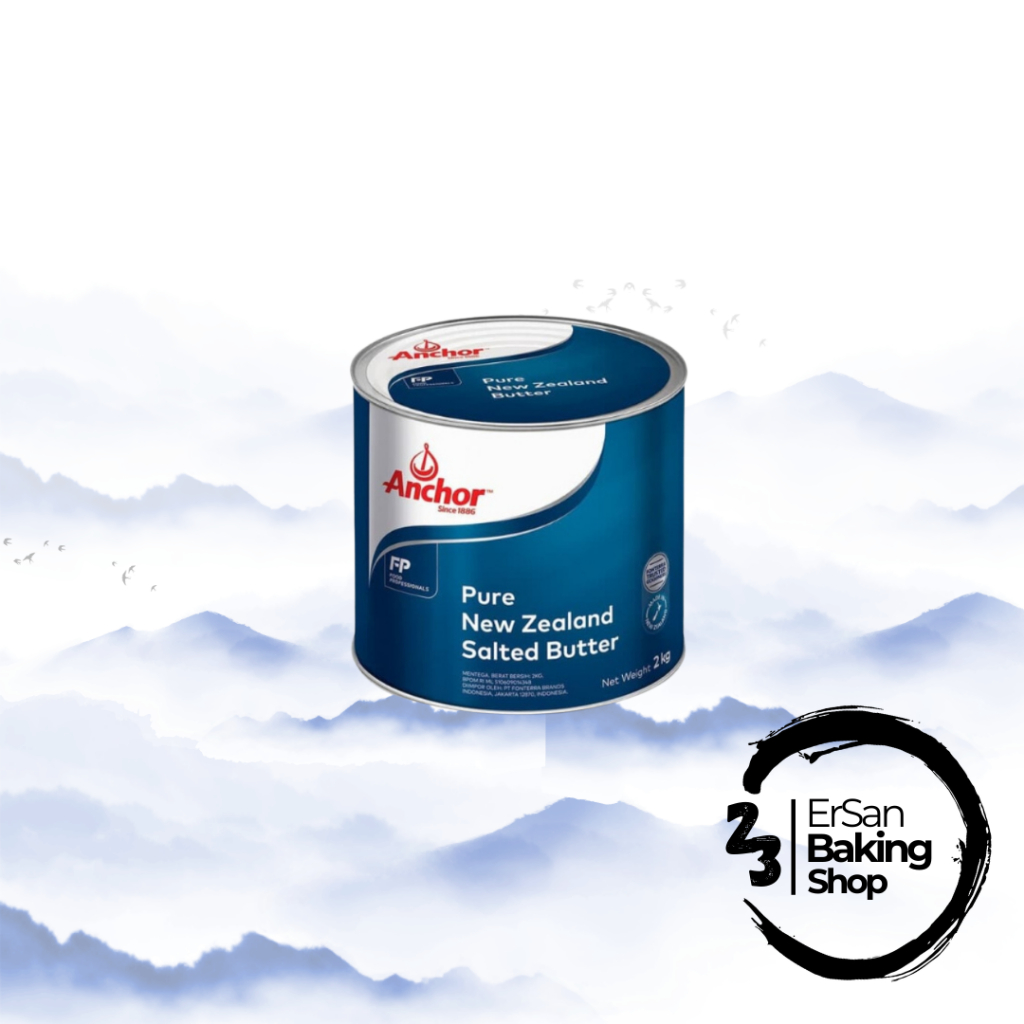 

Anchor Butter/Pure NewZealand Salted Butter/Mentega Asin New Zealand/Anchor Salted Butter 2 Kg