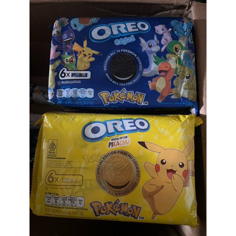 oreo pokemon / special edition pikachu 119gram