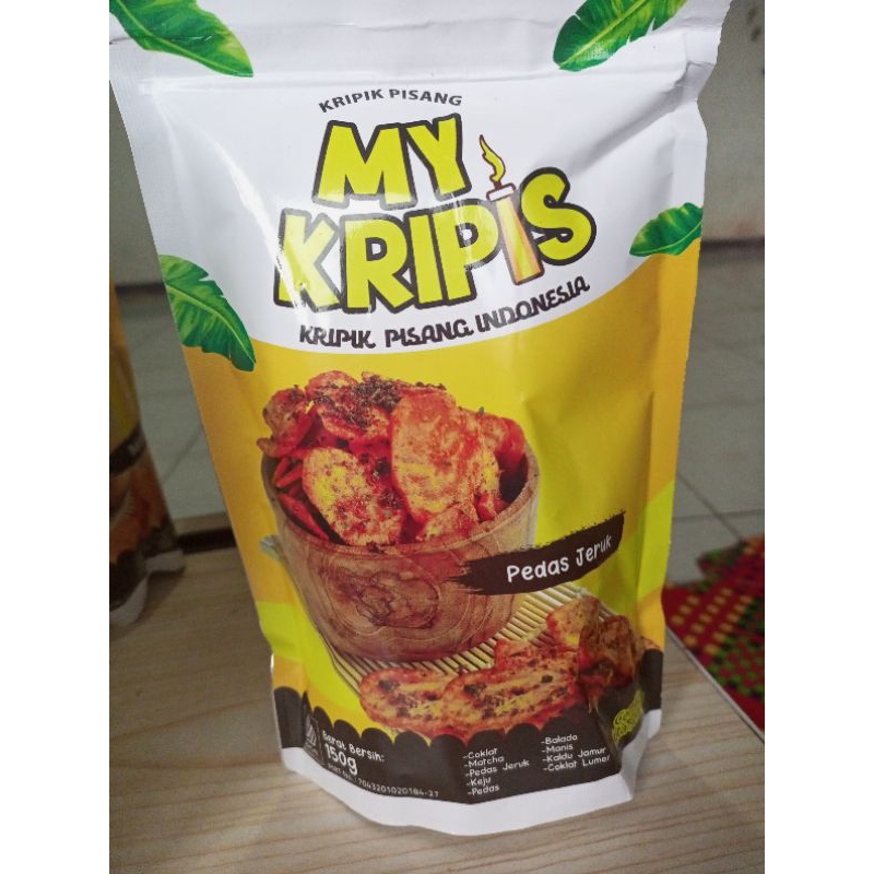 

My kripis pedas daun jeruk varian baru rasa mantul