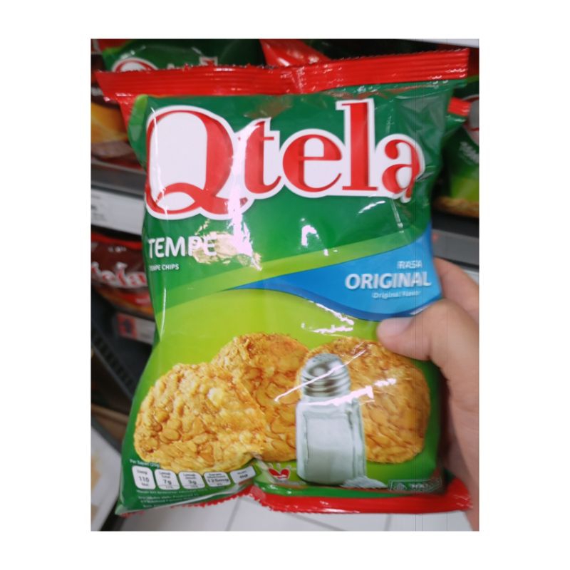 

QTELA KERIPIK TEMPE RASA ORIGINAL/ RUMPUT LAUT 55GR