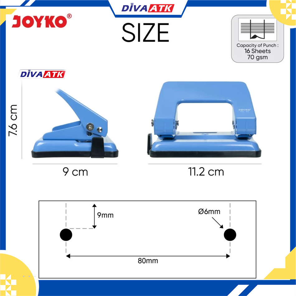 

PUNCH PEMBOLONG KERTAS JOYKO NO 40