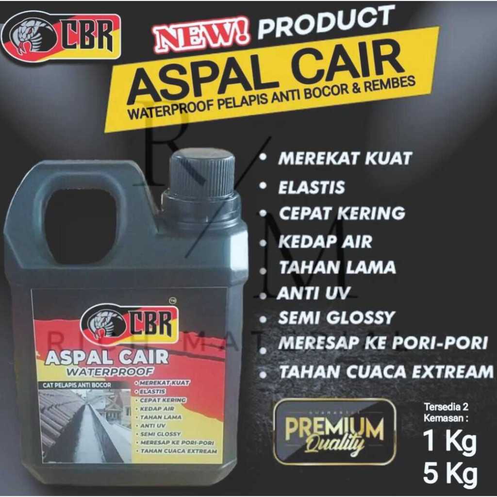 Aspal Cair Anti Bocor / Waterproofing Premium
