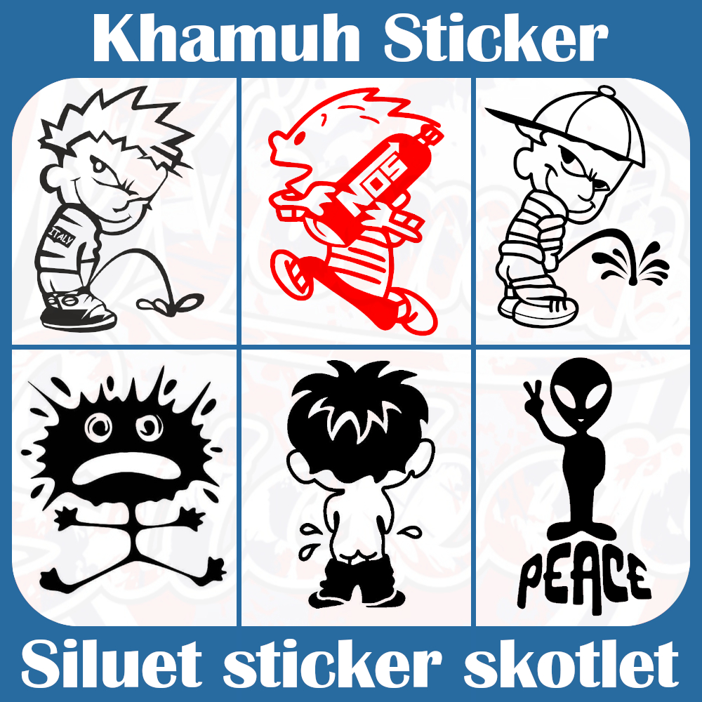 

Sticker Siluet keren part2