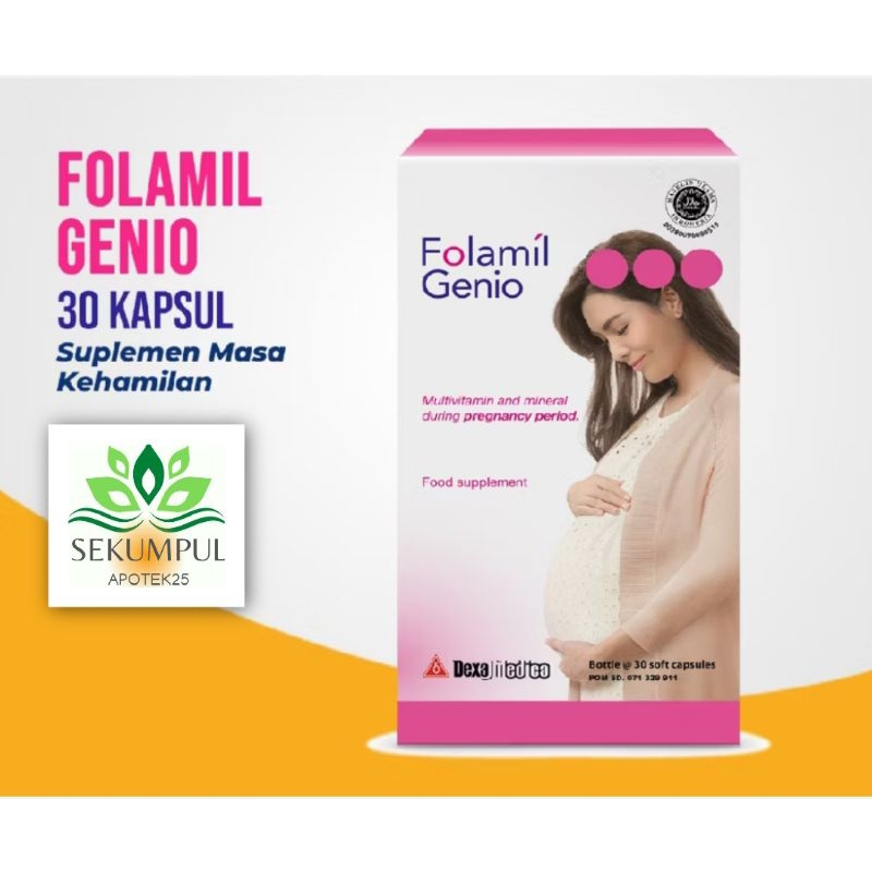 FOLAMIL GENIO 30 Tablet/Suplemen Ibu Hamil (SA)