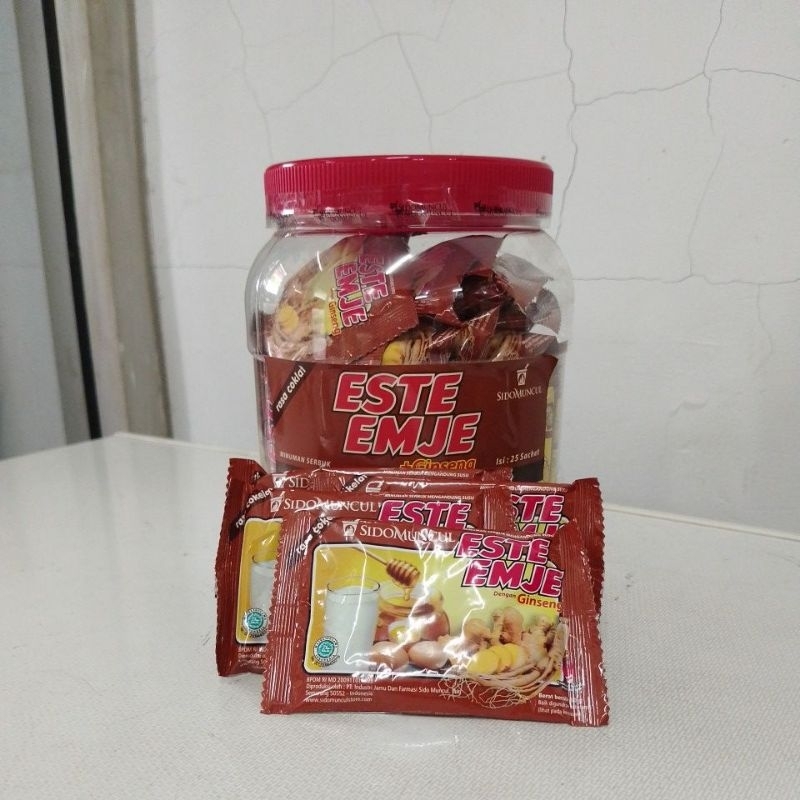 

Este Emje plus ginseng Sidomuncul rasa coklat