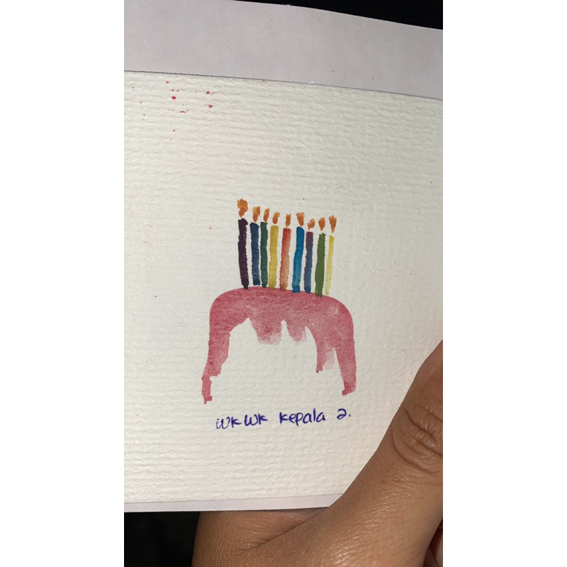 

Jasa lukis untuk kado pacar/teman yang ulang tahun