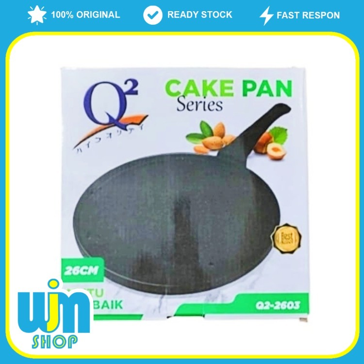 Q2 Cake Pan 26cm Wajan Datar Crepes