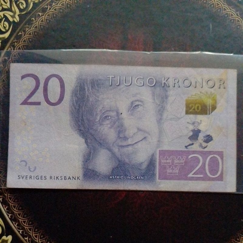 Uang Swedia 20 kronor vf
