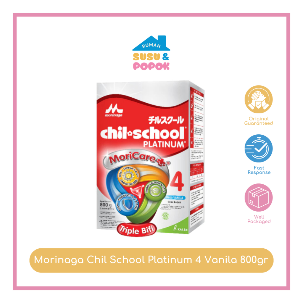 Morinaga Chil School Platinum 4 Vanila 800gr