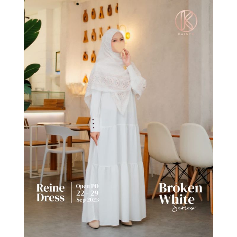 Kaisya-Reine Dress Broken White