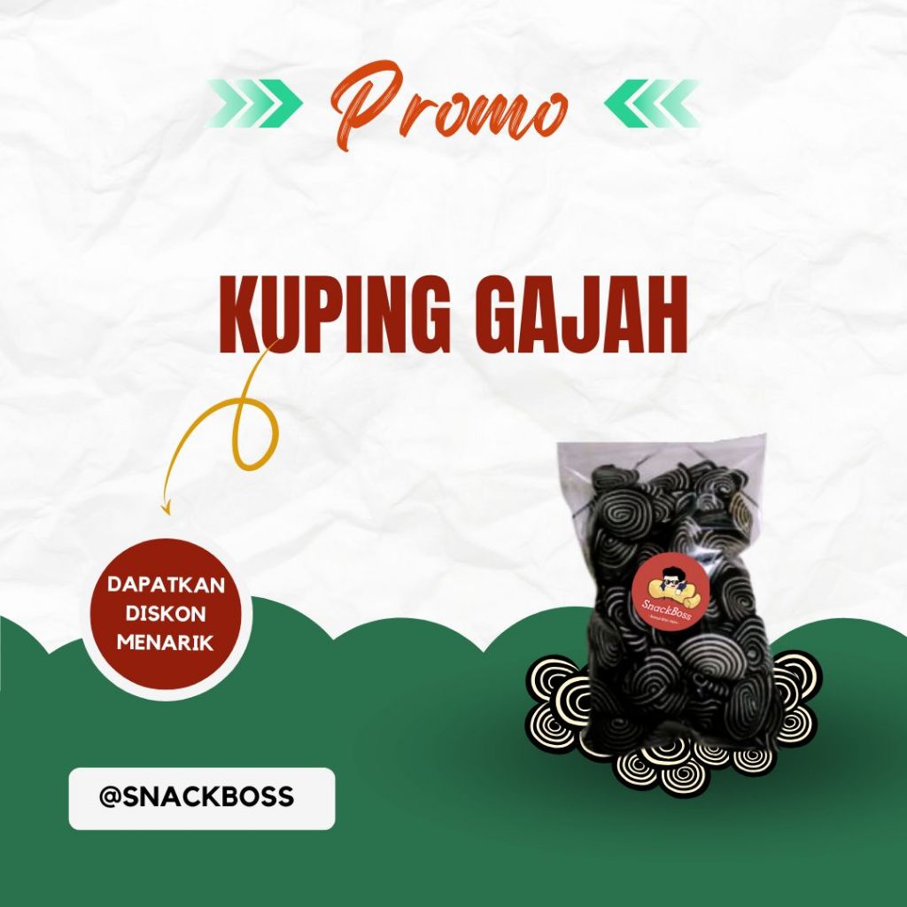 

KUPING GAJAH 1KG 500GR 250GR KUE KUPING GAJAH