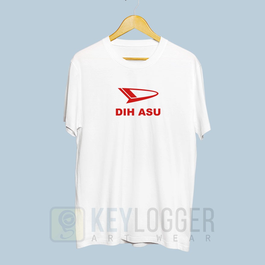 Baju Kaos Plesetan Lucu Unik Logo Merek Dih Asu 62
