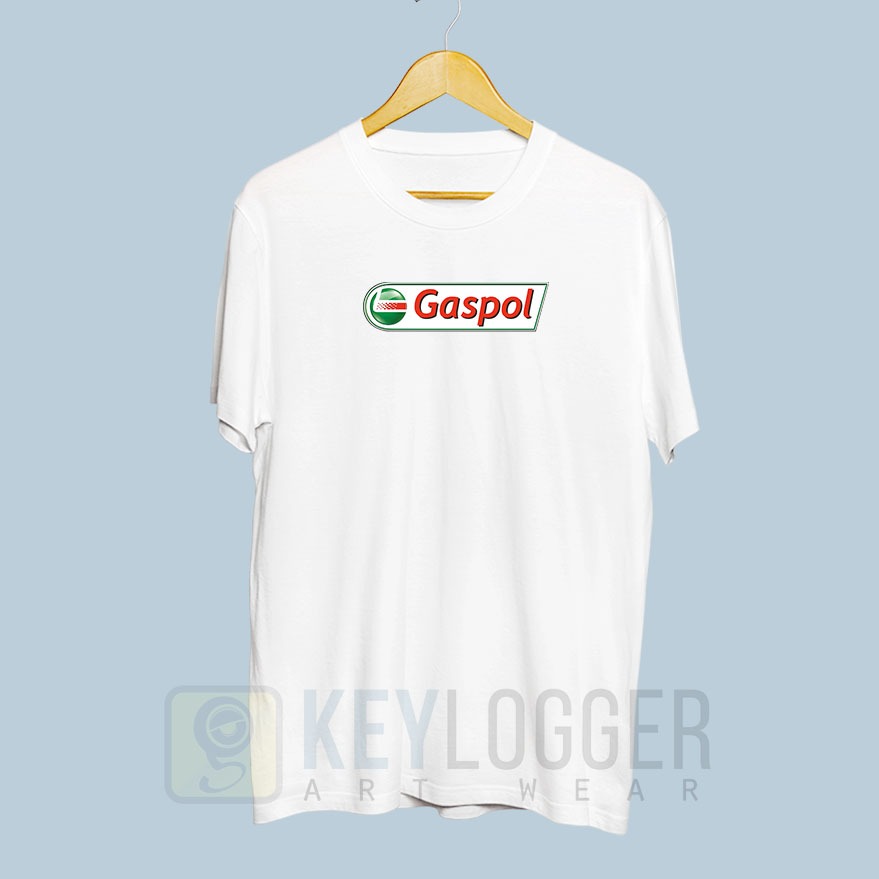Baju Kaos Plesetan Lucu Unik Logo Merek Gaspol castrol 67