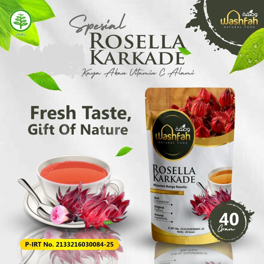 

Turunkan Darah Tinggi Bunga Rosella KARKADE 40g Cegah Serangan jantung koroner aterosklerosis, Stroke dan Pelacakan Stamina Tubuh Anda Minuman Oraganic Badan Sehat Alami