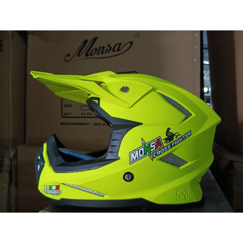 HELM MONSA CROSS FREE KACA GOGGLEGLAS