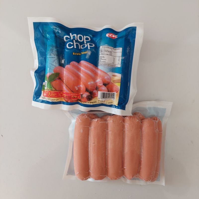 

Chop Chop Sosis Bakar Sapi Mini isi 10/500 Gram