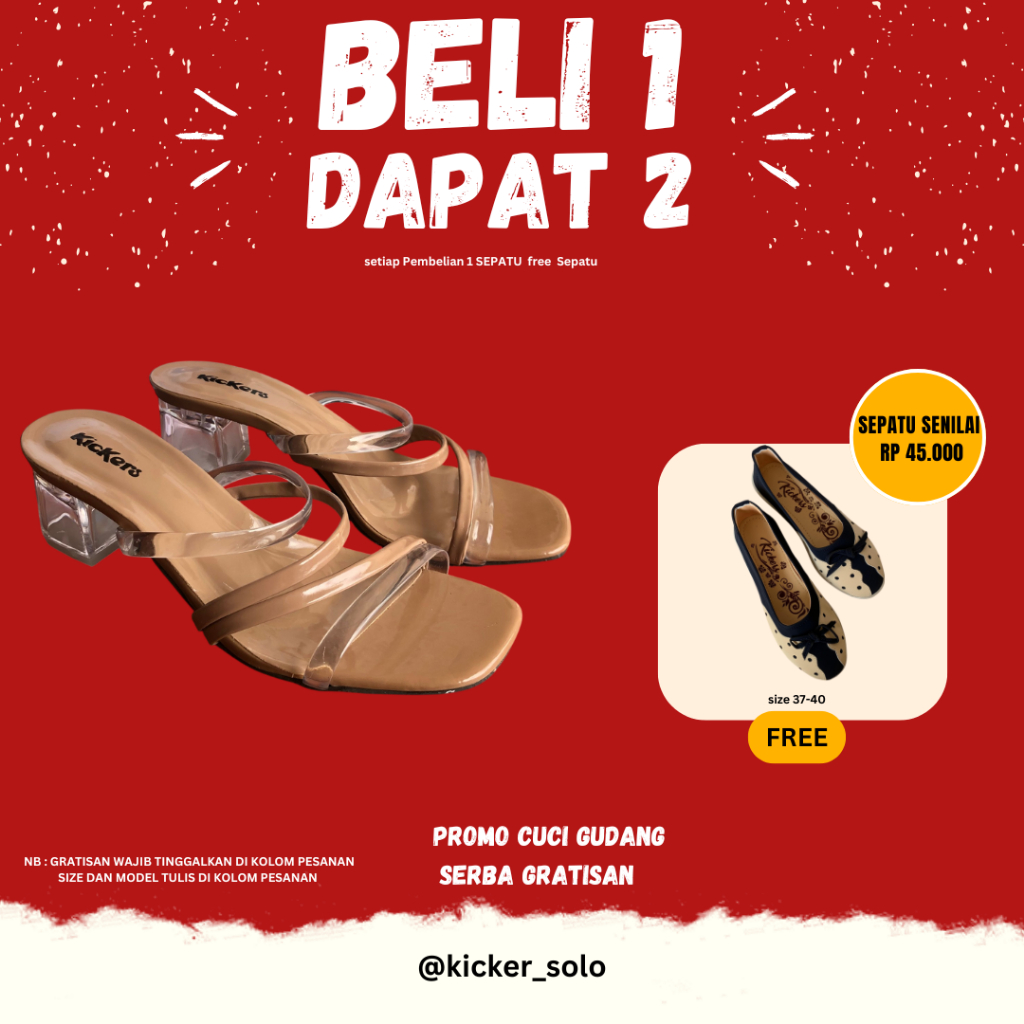 Sandal Heels Wanita Kekinian Sendal Heels Kondangan Wisuda Tali Trasparan Hak Kaca 5cm