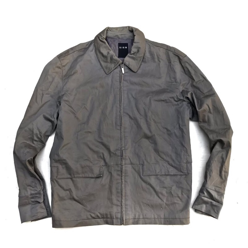 Sieg Coated Cloth leather wax Jacket  Size Medium