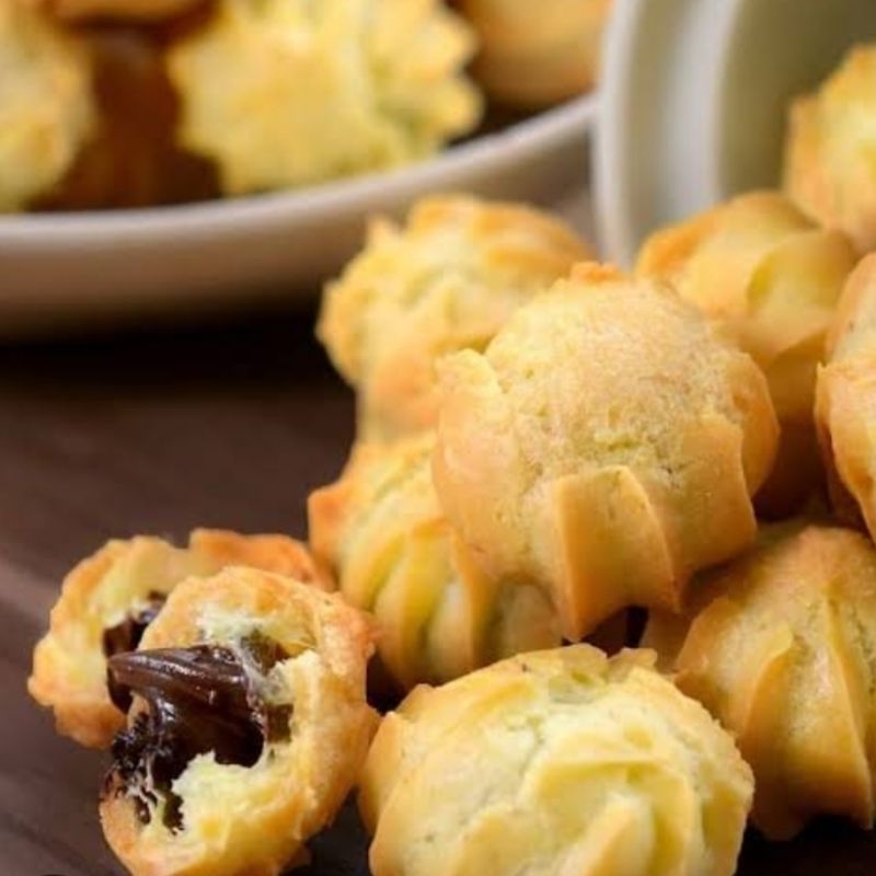 kue soes / soes coklat / kue soes coklat