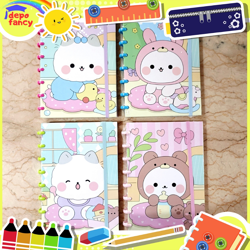 

Buku Spiral A5 WBM-95679-2 60 lembar / Buku Tulis / Book Spiral / Buku Sekolah / Buku