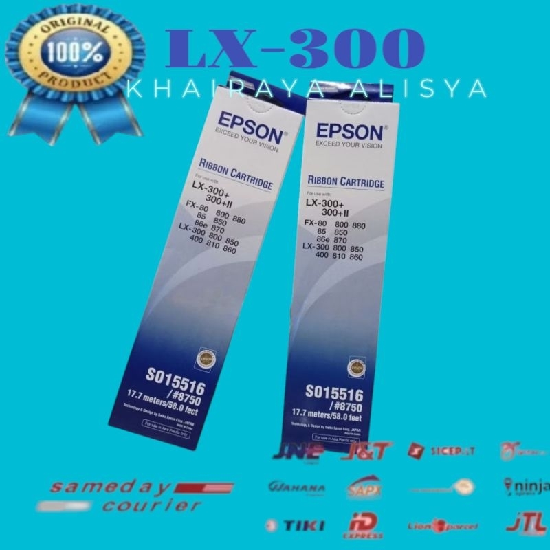 Pita Epson Ribbon Catridge Epson LX 300 LX -300 LX 300+ LX 300+II