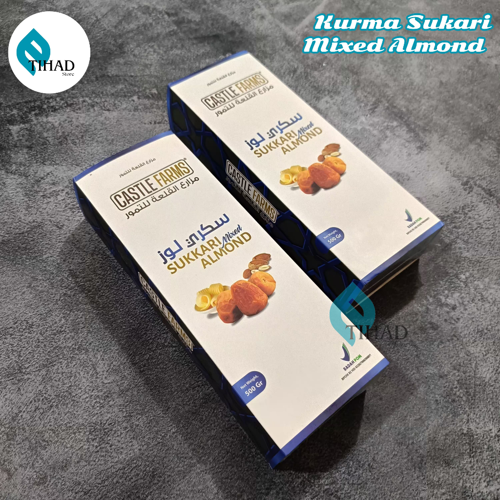 

Kurma Sukari Almond Butter Castle Farms 500 Gram Kurma Sukarri Ember Mixed Almond Better Lebih Empuk