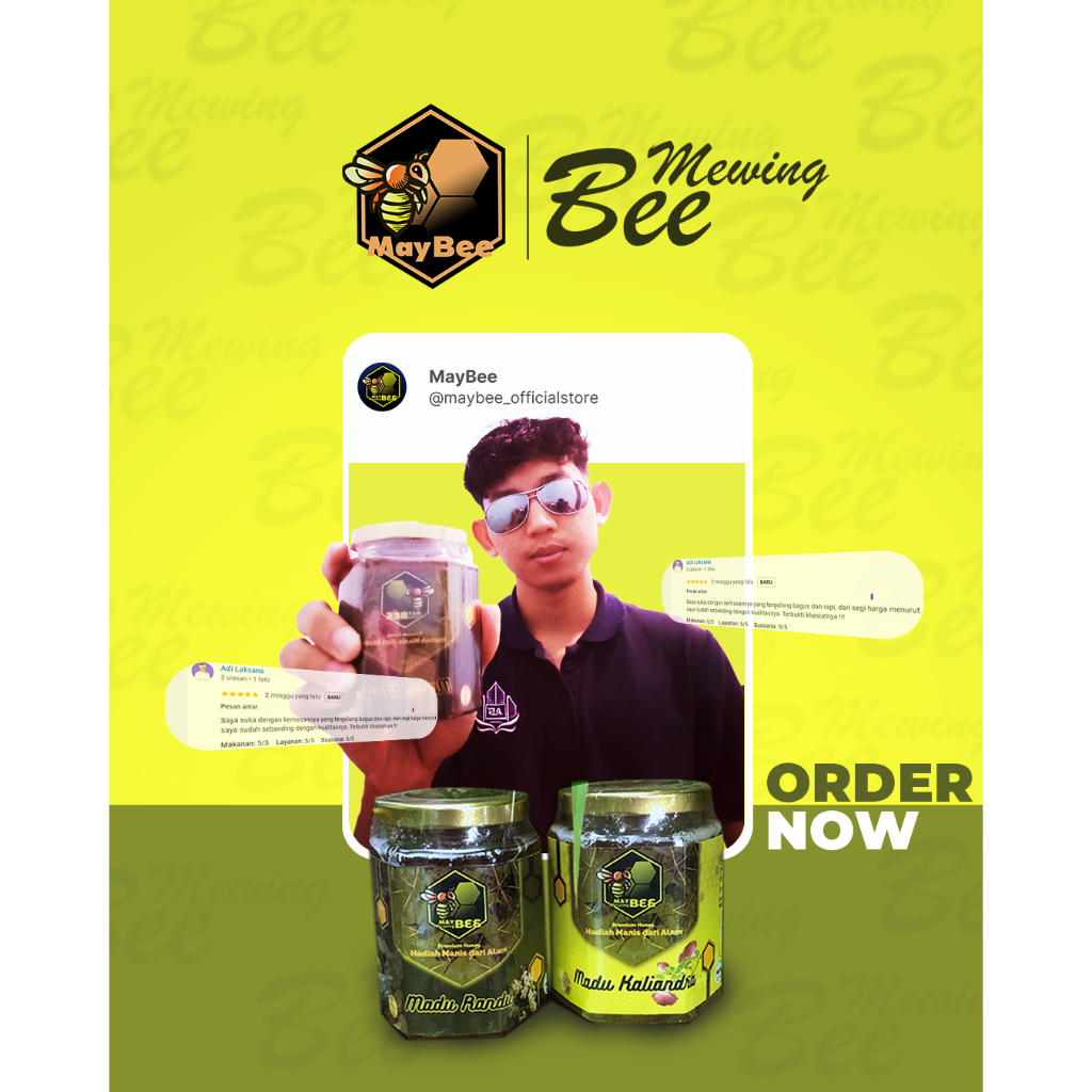 

Paket Bundling MayBee Madu Kaliandra Madu Randu Super Sehat