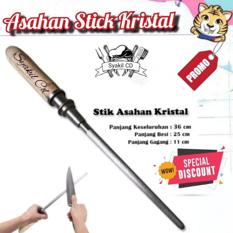 Asahan stik kristal pengasah pisau serbaguna