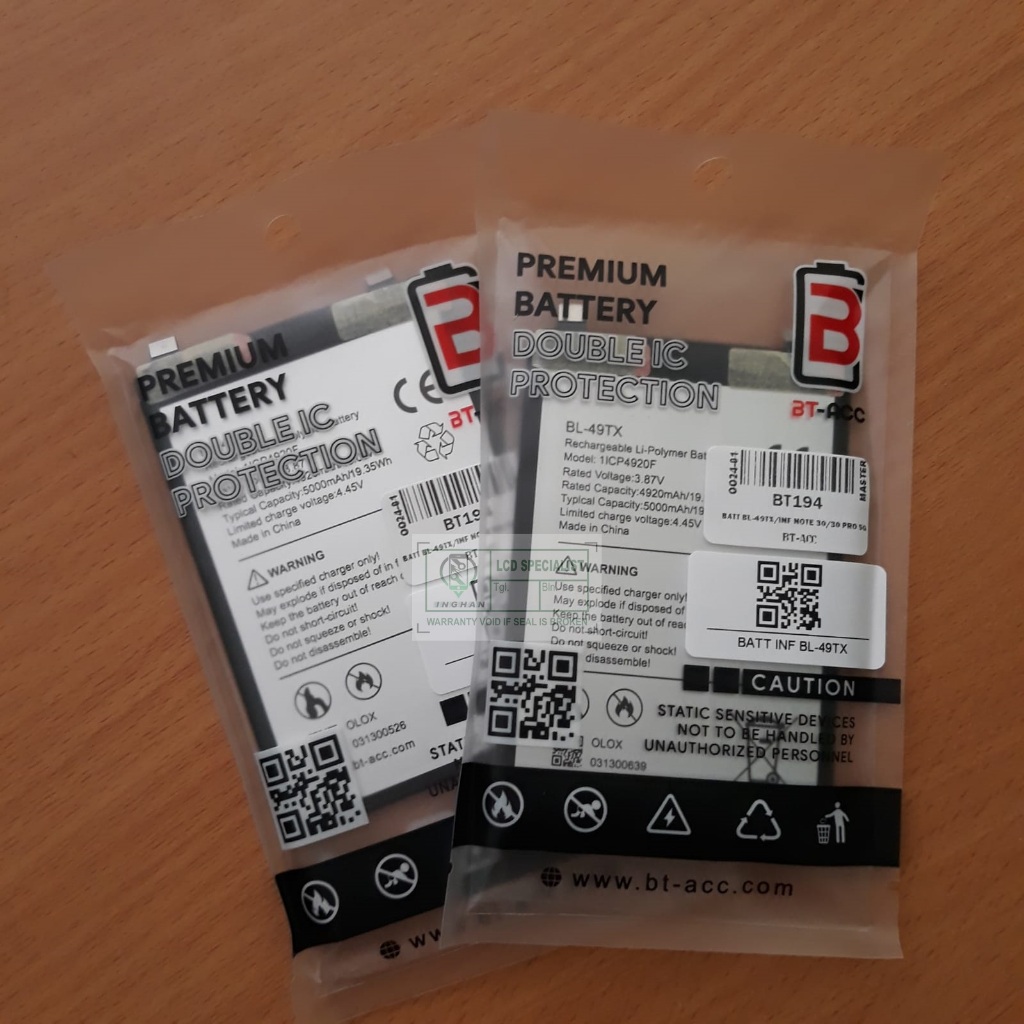 BATERAI BT-ACC INFINIX NOTE 30/30 PRO/30 PRO 5G/BL-49TX