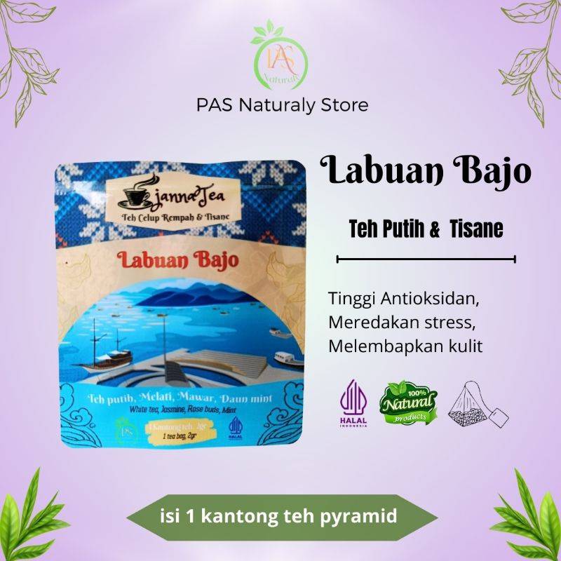 

JannaTea Labuan Bajo | Teh celup rempah | Artisan tea | Teh herbal | Sachet 1 Teabag