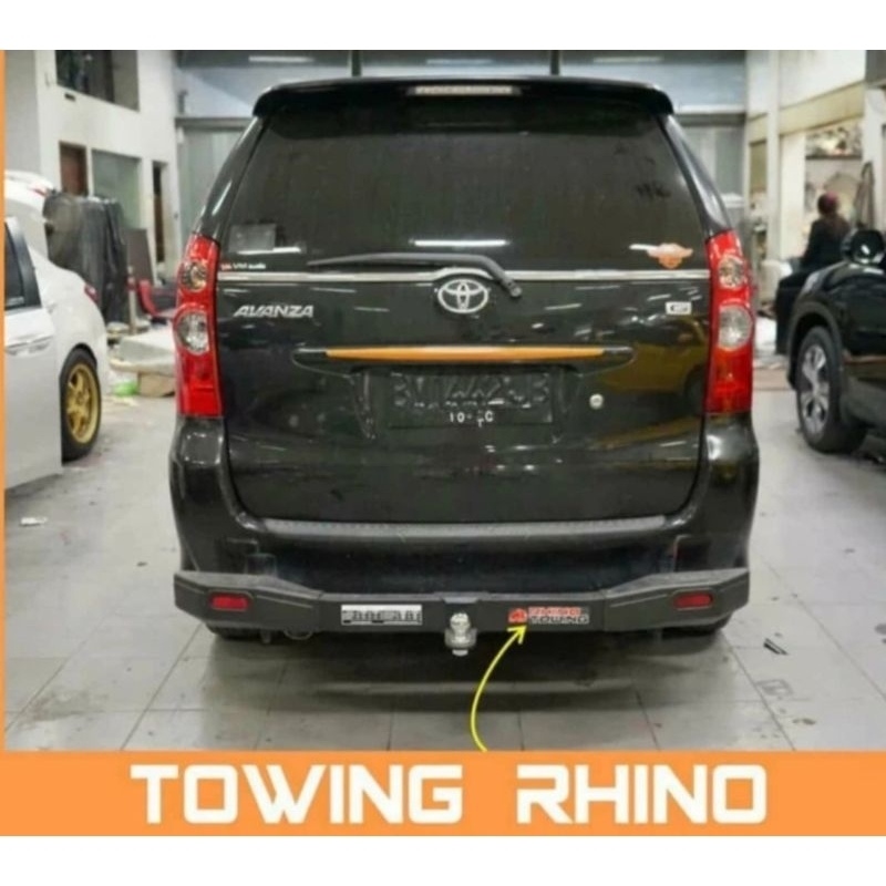Bemper belakang towing RHINO reflektor avanza xenia lama 2005 - 2011