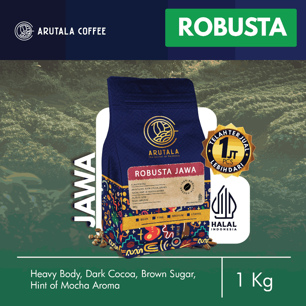 

ARUTALA Kopi Jawa Robusta Java Coffee 1KG