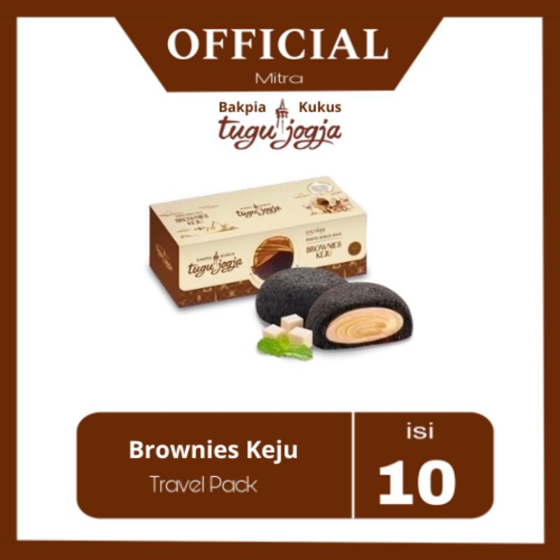 

Bakpia Kukus Tugu Jogja Brownies Keju - Travel Pack