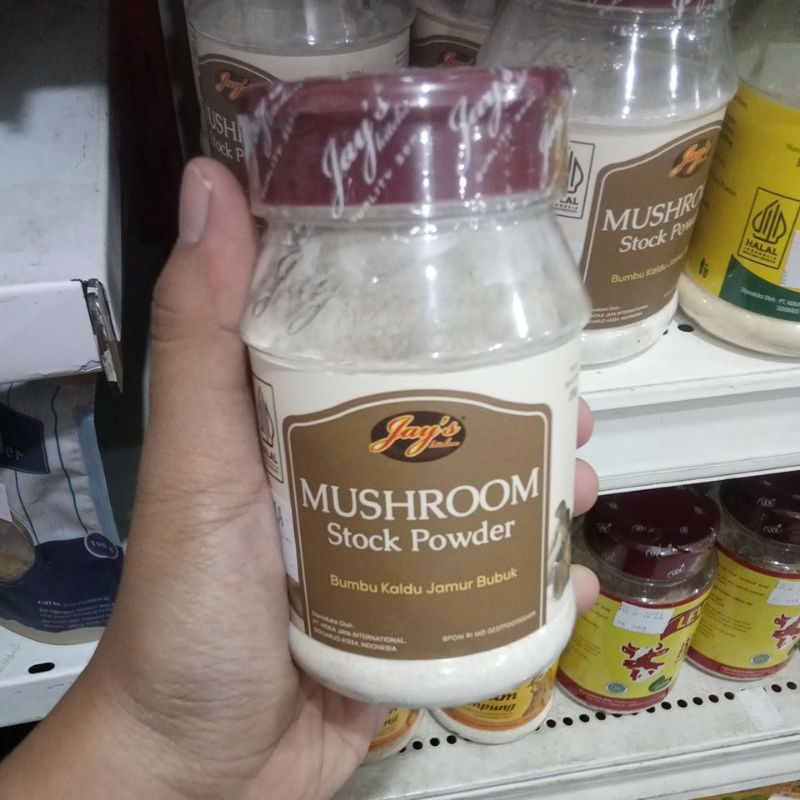 

Mushroom Stock Powder Jay'S / Kaldu Jamur Bubuk Jays 200gram