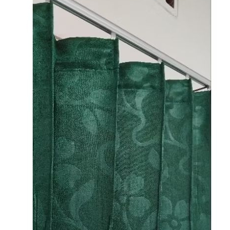 Gorden Plisket Bahan Bunga Embos Gorden Cantolan Kawat S Gorden Jendela Gorden Pintu Gorden Dapur Go