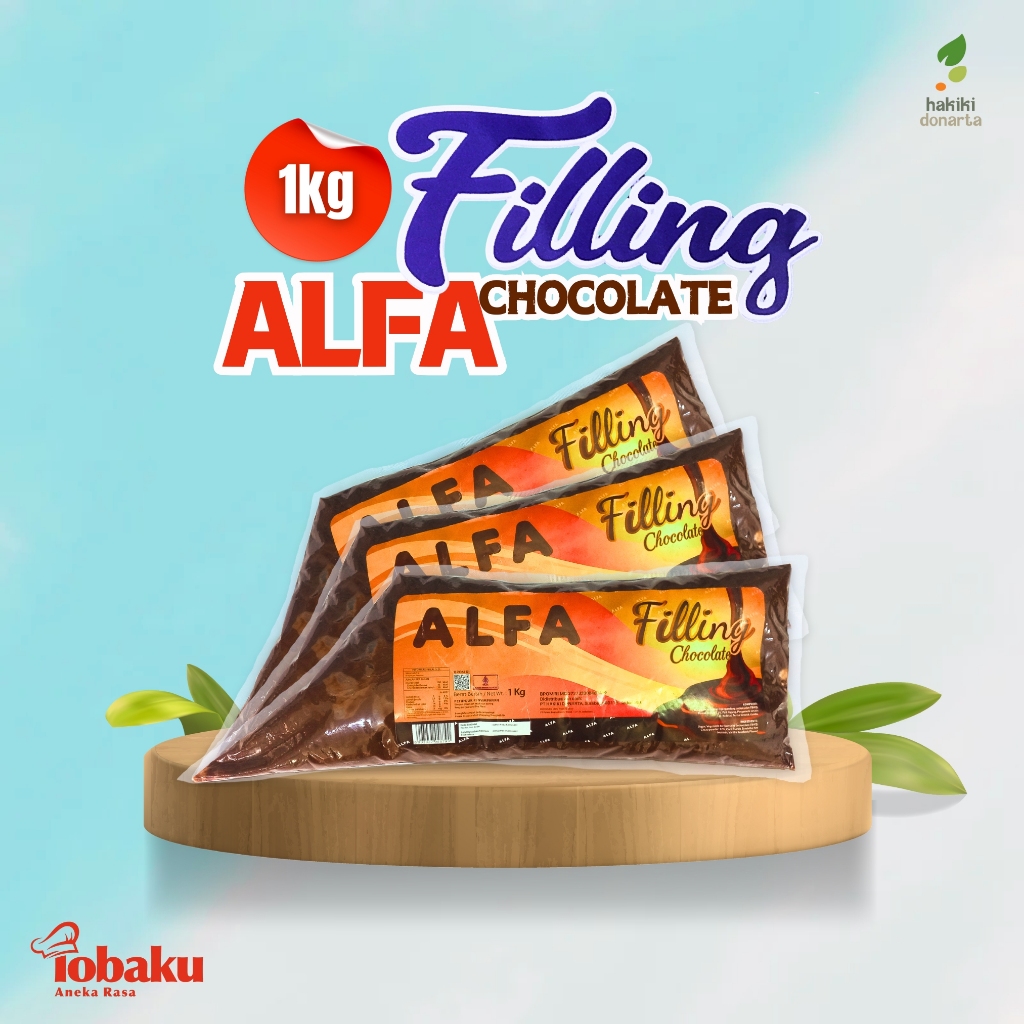 

ALFA Filling Chocolate Selai Manis Rasa Cokelat Kemasan 1kg _