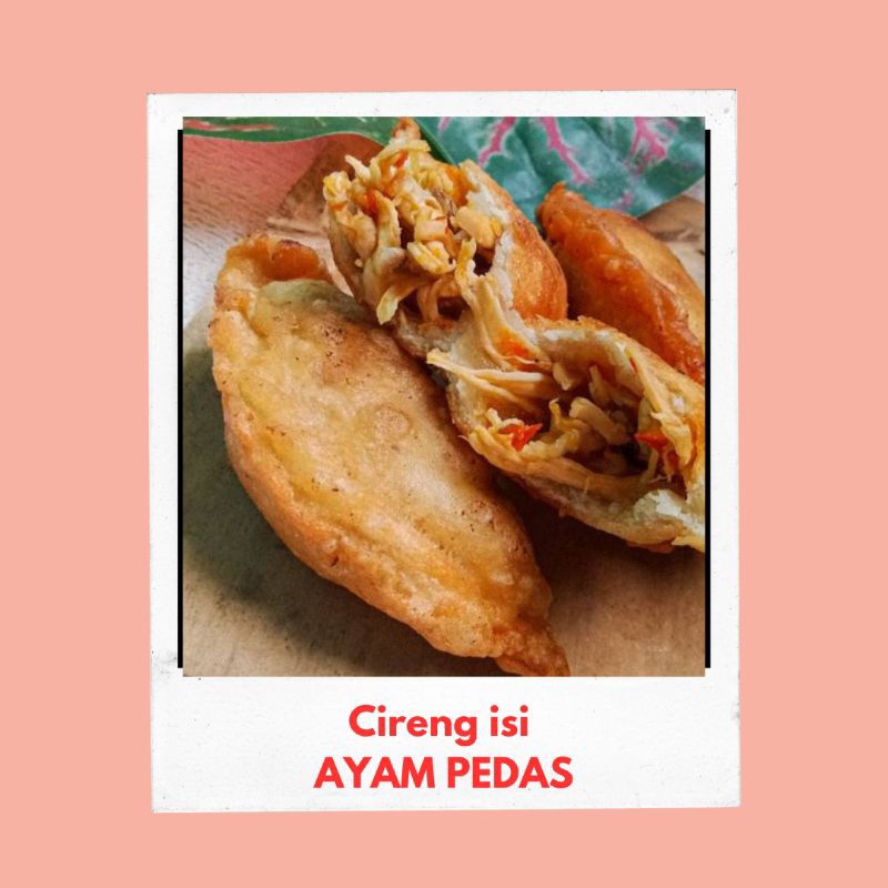 

CIRENG ISI AYAM SUWIR PEDAS JUMBO ISI 10